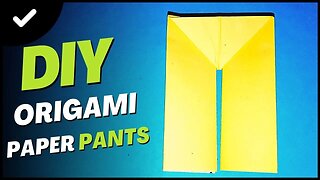 DIY Origami Paper Crafts - How to Make Paper Pants