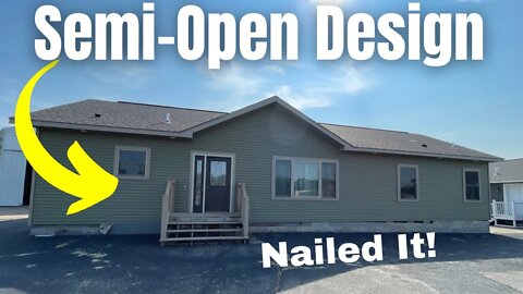 SUPER UNIQUE Semi Open Modular Home Design! They Nailed This One!