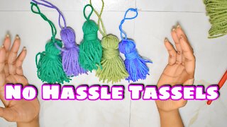 How to Make Tassels out of Yarn