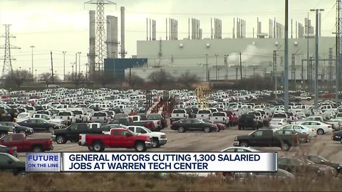 General Motors cutting 1,300 salaried jobs at Warren Tech Center as part of white collar cuts