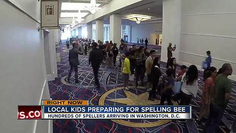 Local kids preparing for spelling bee