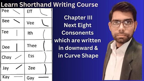 learn shorthand writing | pitman | next eight consonents | stenography | stenographer | Stenotypist