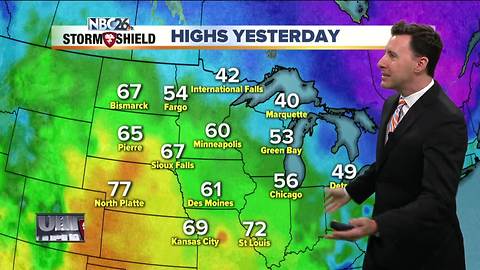 Michael Fish's NBC26 weather forecast