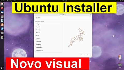 Ubuntu Novo Layout do Instalador Ubiquity