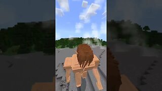 Attack on Titan no universo do minecraft!!!!#viral #shorts #anime