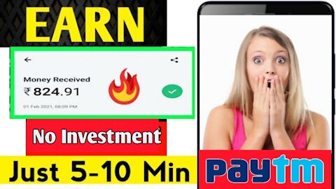 2021 BEST EARNING APP ! EARN DAILY FREE PAYTM CASH WITHOUT INVESTMENT ! 2021 NEW SELF EARNING APP