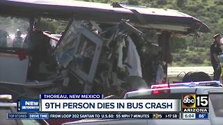 Baby delivered after New Mexico bus-truck crash dies