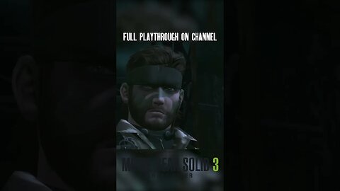 NAKED SNAKE MEETS EVA | Metal Gear Solid 3: Snake Eater #metalgearsolid3 #mgs3 #metalgear