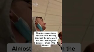 TEACHER HARASSES STUDENT FOR NOT WEARING A MASK