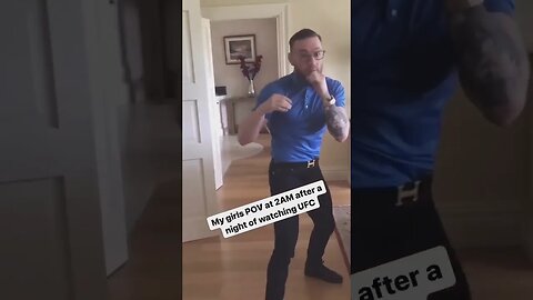 Who else does this #mcgregor #mma #ufc #shadowboxing #boxing #conormcgregorjr