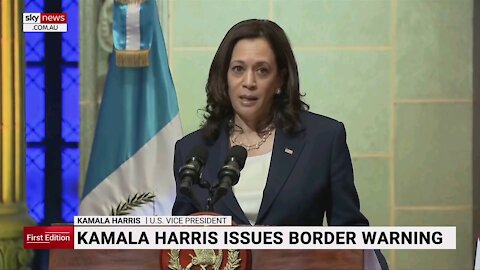 Kamala echoing Trump on Mexico border?