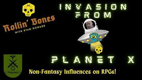 Non-Fantasy Influences on RPGs! Invasion from Planet X pt. 1. #rpg #osr #RPGeurillas