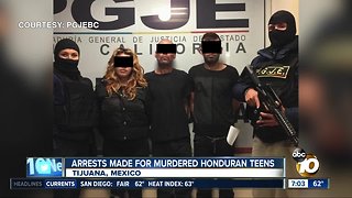 Three arrested for the slayings of two Honduran teens in Tijuana