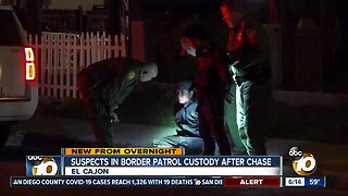 Arrests made after chase involving Border Patrol