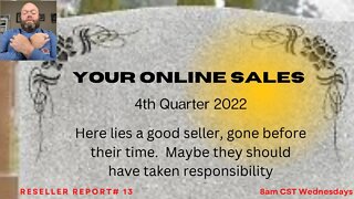Reseller Report: What are you doing about SALES? Are Amazon and Ebay dead?