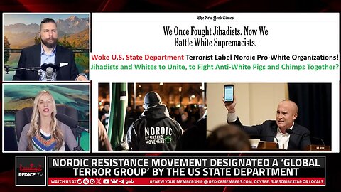 Woke U.S. State Department Terrorist Label Nordic Pro-White Organizations.