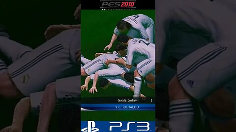 Cristiano Ronaldo Goal & Celebration- PES 2010 PS3 #shorts