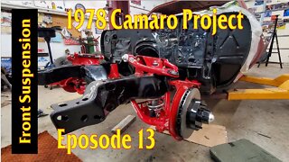 78 Camaro project part13: Front Suspension work