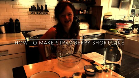 How to make Strawberry Shortcake with Hadassah | Erev Shabbat Dinner | Youth baking show