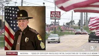 Local law enforcement agencies honor fallen Iowa State Patrol trooper