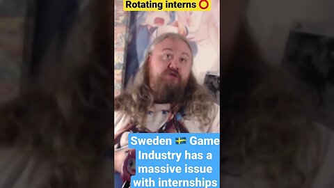 Swedish Game Industry has a HUGE issue with Free Internship #gaming #gamedev #gameindustry #shorts