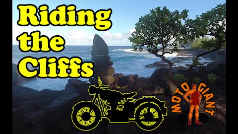 Riding the Cliffs of Kea 'au Hawaii