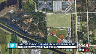 Lee County to purchase acres of land in Lehigh