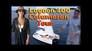 Lagoon 400 Catamaran Tour and Walk Through