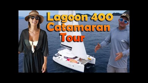 Lagoon 400 Catamaran Tour and Walk Through