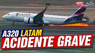 A320 da LATAM: Acabou de acontecer um acidente GRAVÍSSIMO em Lima, no Peru.