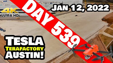 Tesla Gigafactory Austin 4K Day 539-1/12/22 -WILL THIS BE PRODUCTION VEHICLE PARKING AT GIGA TEXAS?