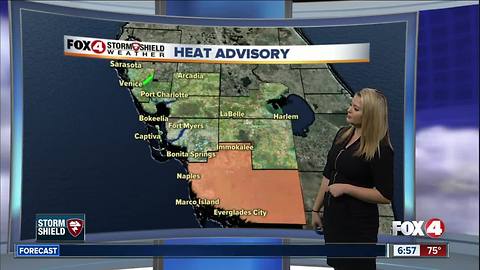 Heat Advisory in Collier County with Heat Indices 105º-110º in SWFL