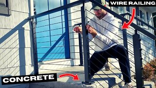 How to Install a Wire Railing System (DIY Muzata Cable Railing Installation)