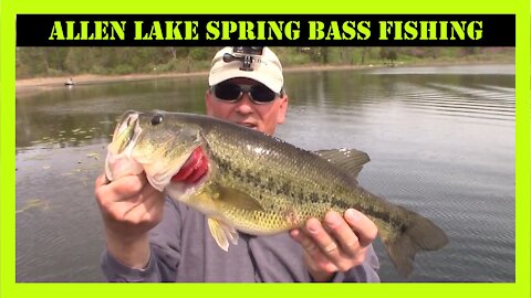 Allen Lake Michigan Spring Bass Fishing