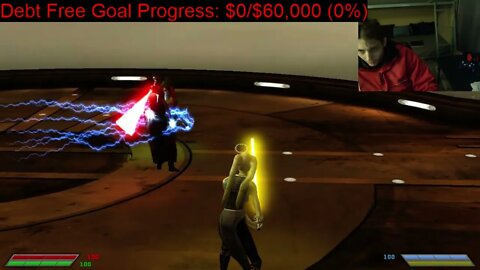 Count Dooku VS Ezra Bridger In A Battle With Live Commentary In Star Wars Jedi Knight Jedi Academy