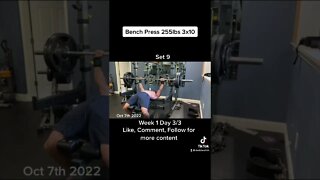 Bench press / road past 315lb