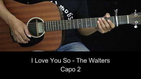 I Love You So - The Walters | EASY Guitar Tutorial with Chords / Lyrics and Strumming Patterns