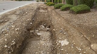 Massive erosion and flooding in Centennial hills northwest Las Vegas ￼