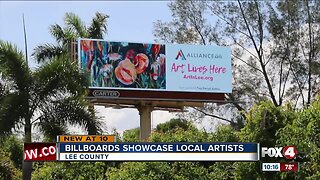 Billboards to showcase local artist in Lee County