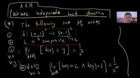 construction of pairwise independent hash function