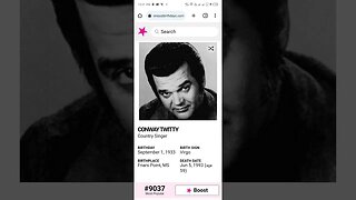 HAPPY BIRTHDAY CONWAY TWITTY Country Singer ( 1933 - 1993 )