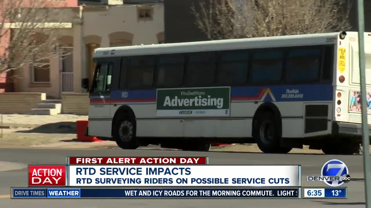 RTD surveying riders on possible service cuts
