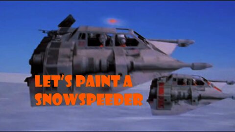 Snowspeeder painting