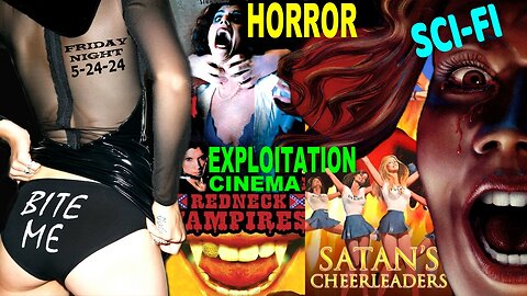 FREE Sci-Fi Horror And Exploitation Films PLUS Gotham City Comics LIVE!