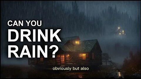 How Much Rain Can a Human Drink