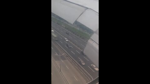 Manila Landing on a Thai Airways Boeing 777