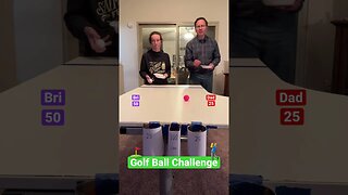 So Close 😧 Golf Ball Challenge ⛳️