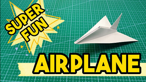 A super fun paper plane / Paper Airplane best flying and how to make #airplane
