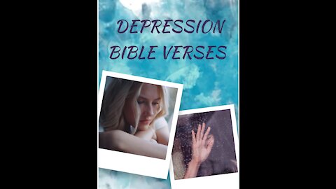 6 Bible verses for DEPRESSION // Scriptures for Depression// Depression Motivation 8 #shorts