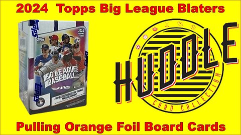 Pulling Orange Foil Board Card Of Out 2024 Topps BL Blasters